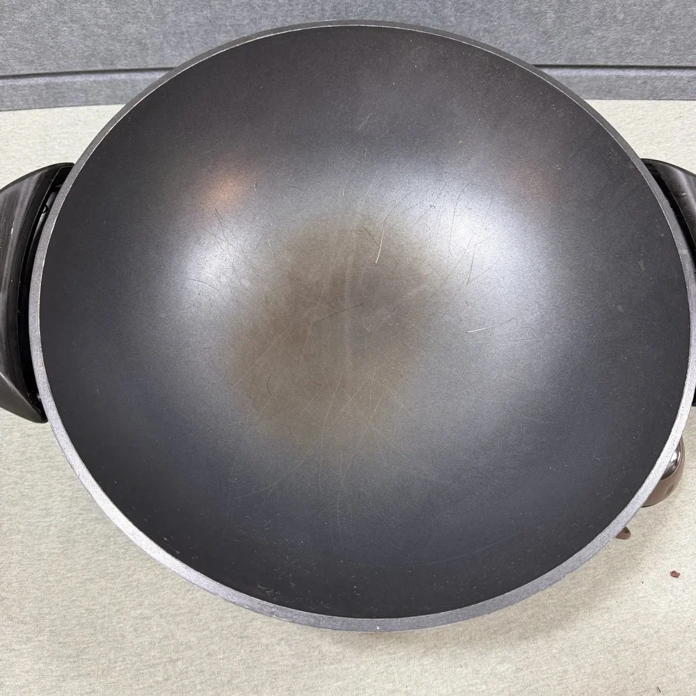 Breville Gourmet Wok EW30XL 6-Quart Black Electric Non-Stick Stir Fry Pan 1500W